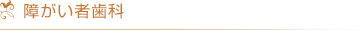 障がい歯科